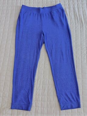 Chico’s Weekends Cozisoft Pull On Pant Violet Breeze Soft Sweatpants 2 Large/12